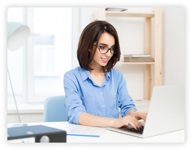 young-brunette-girl-is-typing-laptop-table-office young-brunette-girl-is-typing-laptop-table-office